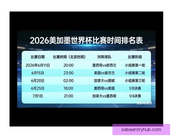 美加墨世界杯精彩竞猜攻略与最新赔率分析指南